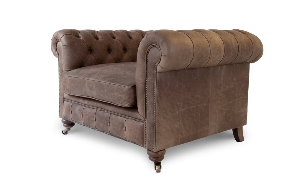 Mini cheap chesterfield chair