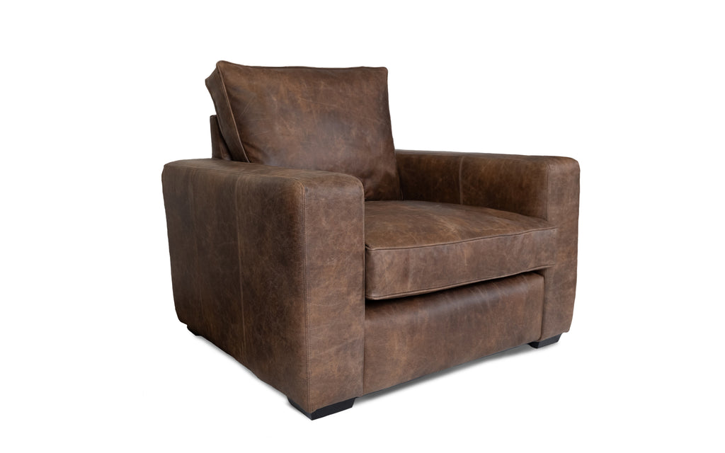 Square leather new arrivals chair