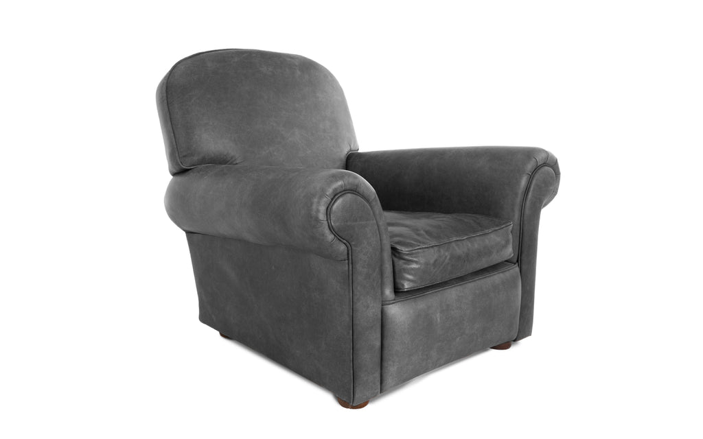 Jemima Club Chair in Honey Vintage Leather