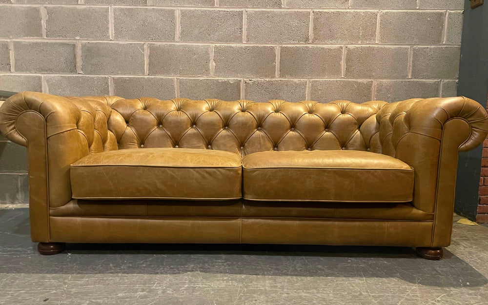 In stock - huxley 3 seater 3 seater  in Honey 
