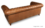 Monty Heritage Leather Chesterfield