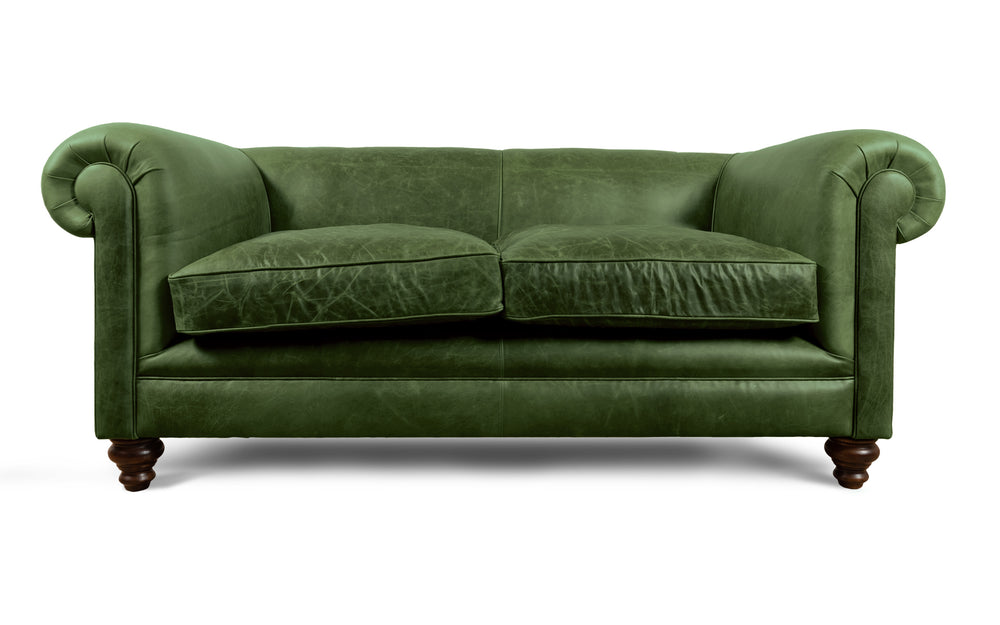 Lennox   2 seater Chesterfield in Green 
