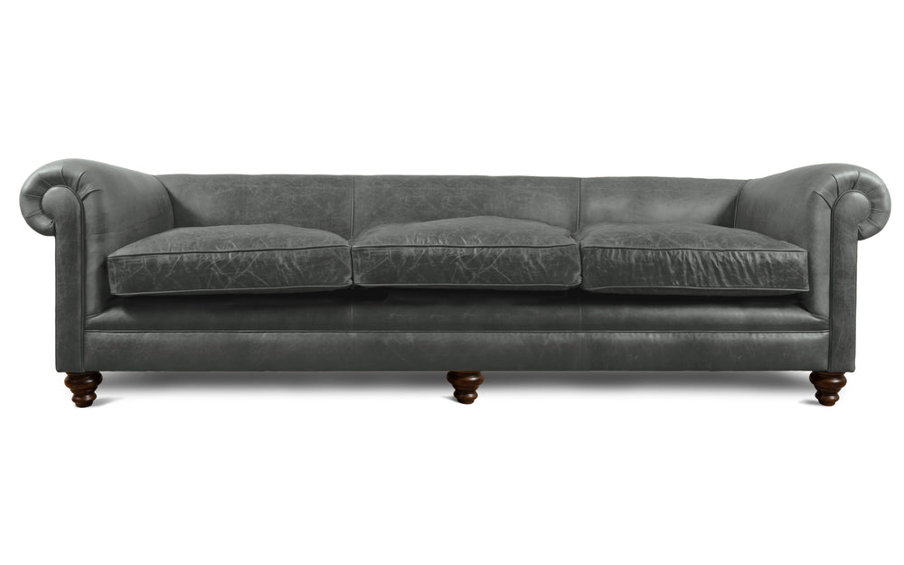 Lennox   5 seater Chesterfield in Grey 
