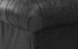 'Mini' Monty Vintage Leather Chesterfield