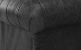 'Mini' Monty Vintage Leather Chesterfield