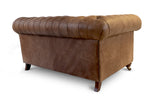 'Mini' Monty Vintage Leather Chesterfield