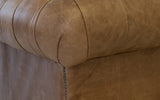 'Mini' Monty Vintage Leather Chesterfield