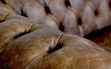 'Mini' Monty Vintage Leather Chesterfield