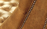 Sylvia Vintage Leather Chesterfield