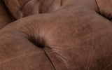 'Mini' Huxley Vintage Leather Chesterfield