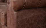 'Mini' Huxley Vintage Leather Chesterfield