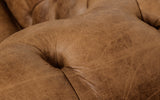 'Mini' Huxley Vintage Leather Chesterfield