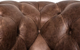 'Mini' Huxley Vintage Leather Chesterfield