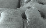 'Mini' Huxley Vintage Leather Chesterfield