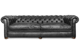 'Mini' Huxley Vintage Leather Chesterfield