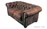 Huxley Rustic Leather Chesterfield