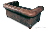 Huxley Rustic Leather Chesterfield