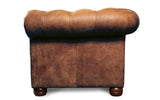 Huxley Rustic Leather Chesterfield