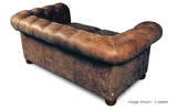 Huxley Rustic Leather Chesterfield