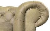 Huxley Rustic Leather Chesterfield