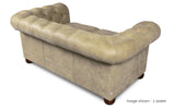 Huxley Rustic Leather Chesterfield