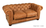 Huxley Rustic Leather Chesterfield