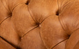 Huxley Rustic Leather Chesterfield