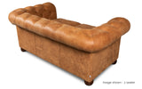 Huxley Rustic Leather Chesterfield