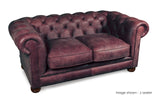 Huxley Rustic Leather Chesterfield