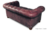 Huxley Rustic Leather Chesterfield