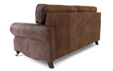 Birdie Rustic Leather Sofa