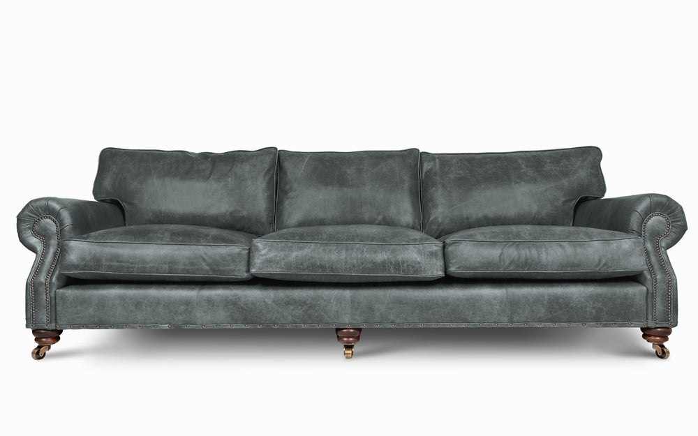 Birdie    5 seater Sofa in Grey Vintage leather
