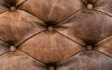 Queenie Traditional Vintage Leather Footstool