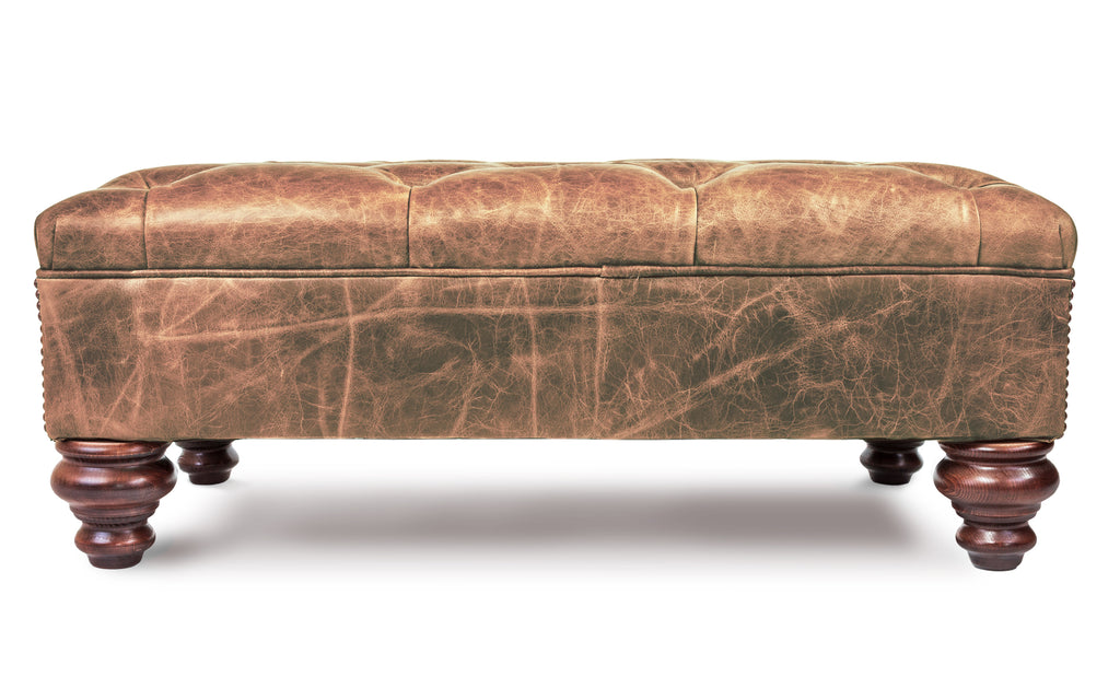Vintage store leather stool