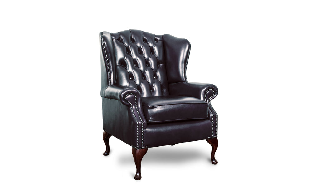 Dorothy Heritage Leather Wing Back Chair