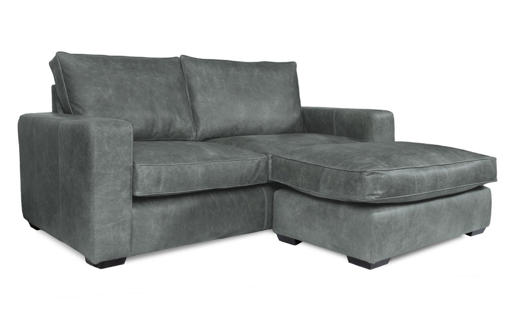 Harveys grey sales leather sofa