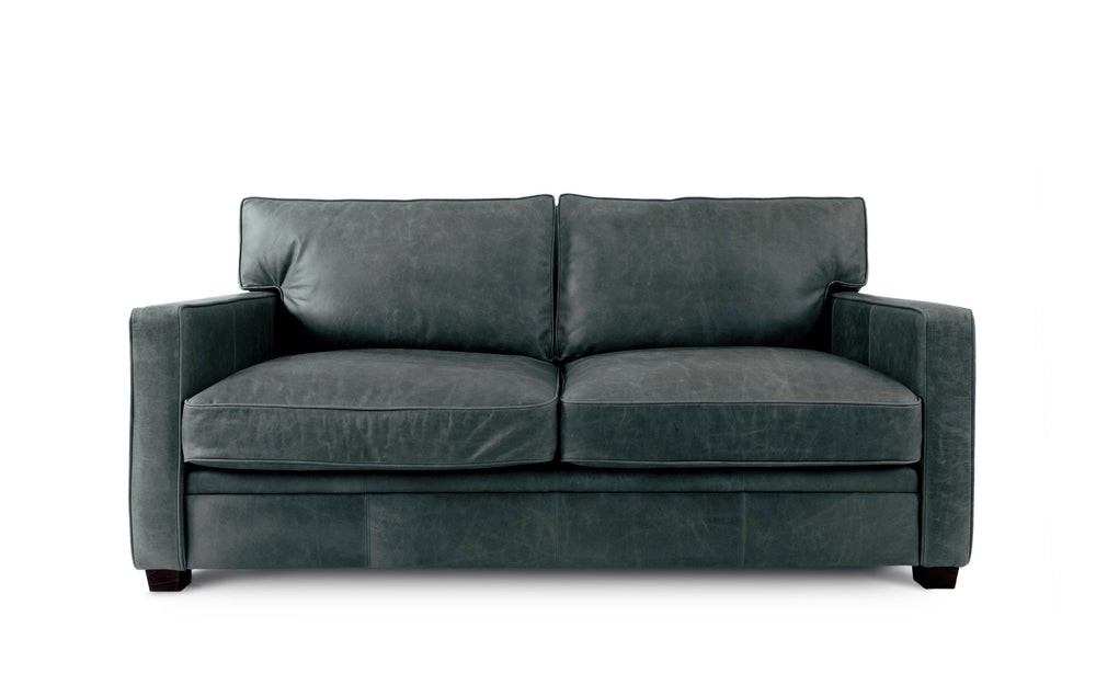 Atticus    2 seater Sofa in Grey Vintage leather - with Sofa Bed
