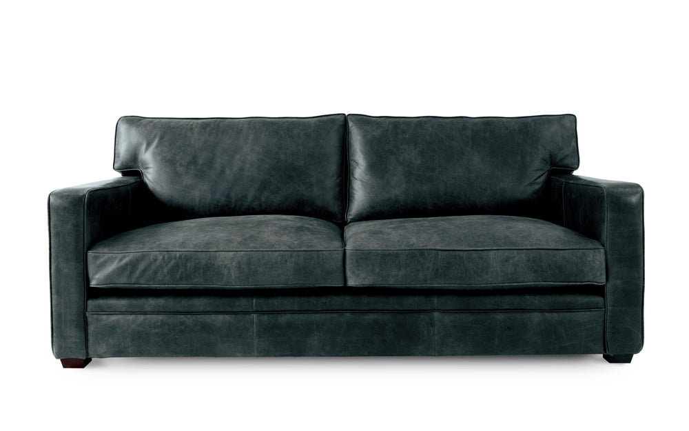 Atticus    3 seater Sofa in Grey Vintage leather
