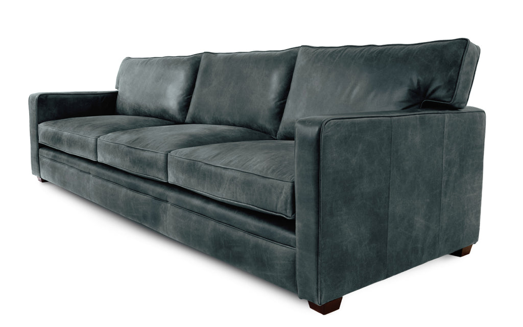 Crate and barrel gray couch deals