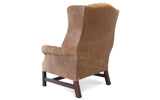 Clementine Vintage Leather Wing Back Chair