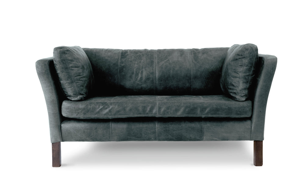 Randle    2 seater Sofa in Grey Vintage leather

