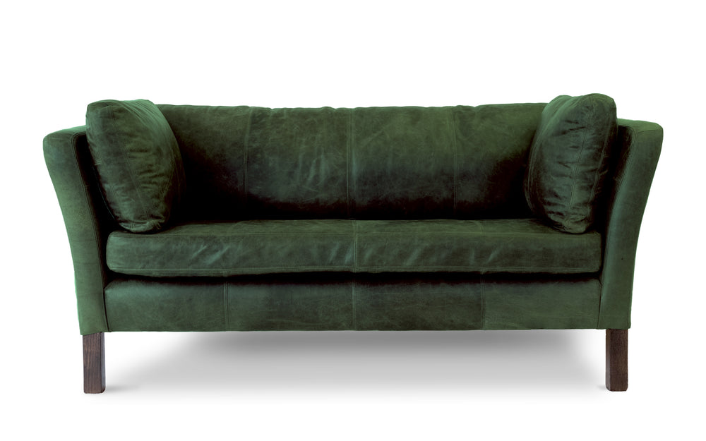 Randle    3 seater Sofa in Green Vintage leather
