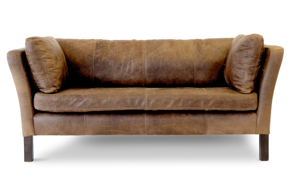 Randle    4 seater Sofa in Honey Vintage leather
