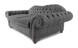 Victor Rustic Leather Chesterfield