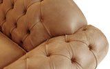 Victor Rustic Leather Chesterfield