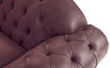 Victor Rustic Leather Chesterfield