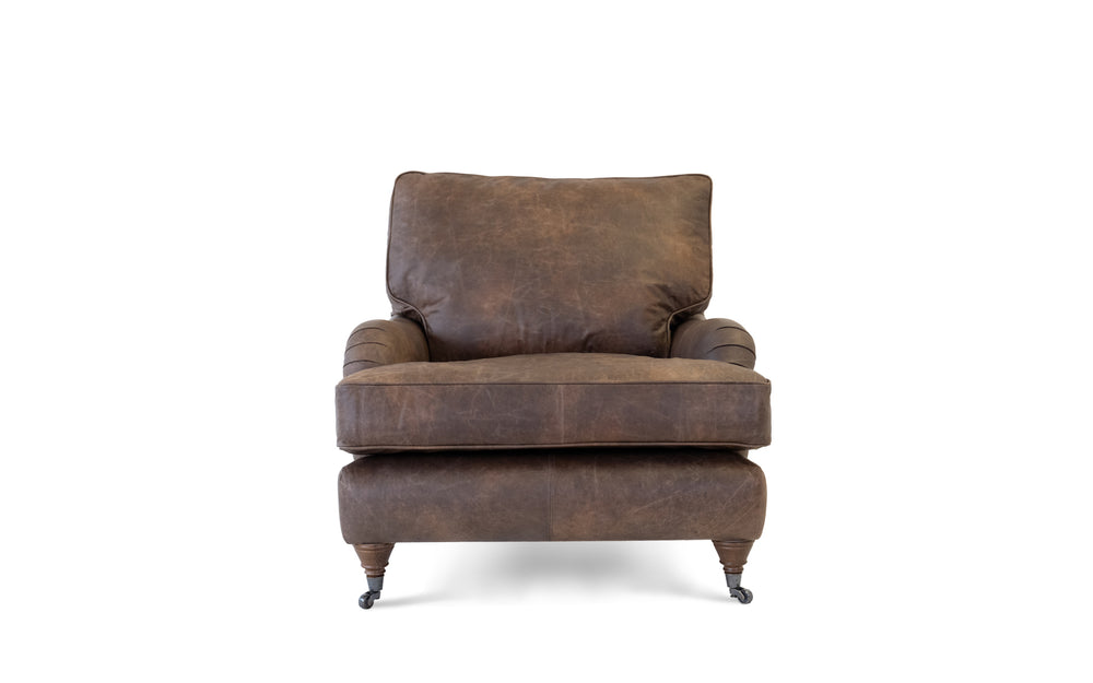 Tillie    Chair in Dark brown Vintage leather
