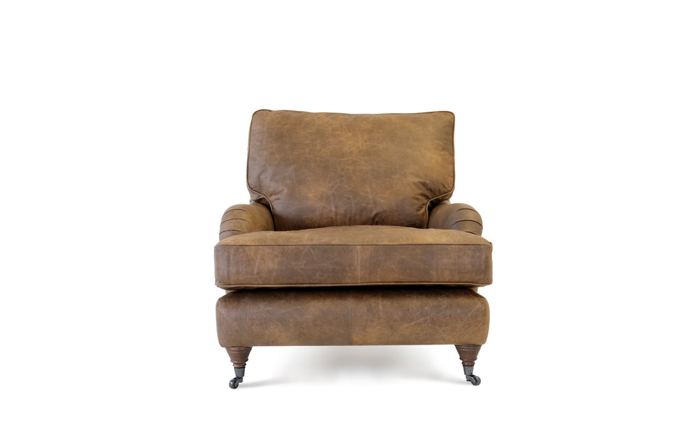Tillie    Chair in Honey Vintage leather
