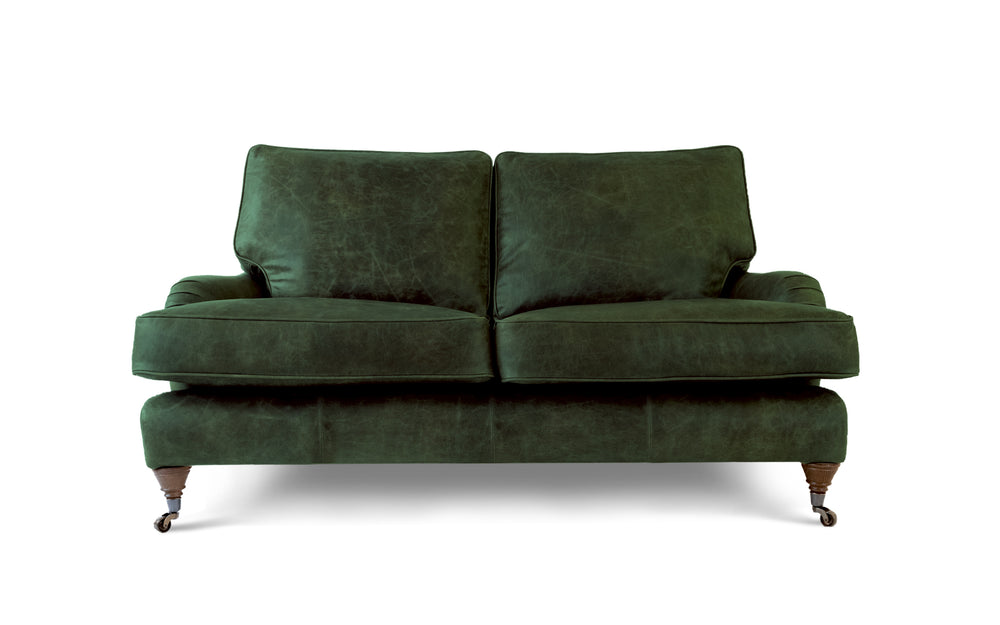 Tillie    2 seater Sofa in Green Vintage leather
