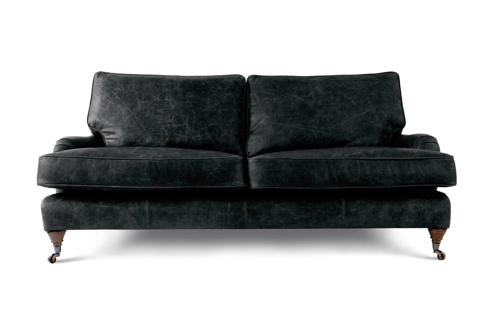 Tillie    3 seater Sofa in Black Vintage leather
